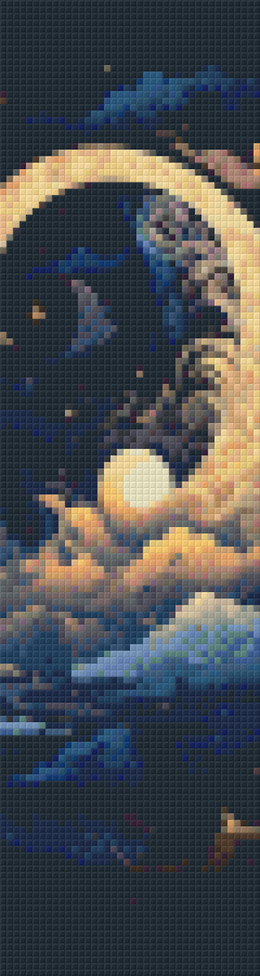 Moonlight 3 [3] Baseplate Pixelhobby Mini Mosaic Art Kit image 0